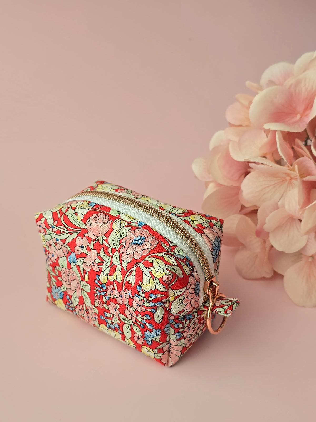 Liberty Fabric Cosmetic Pouch – Handmade Floral Makeup Bag