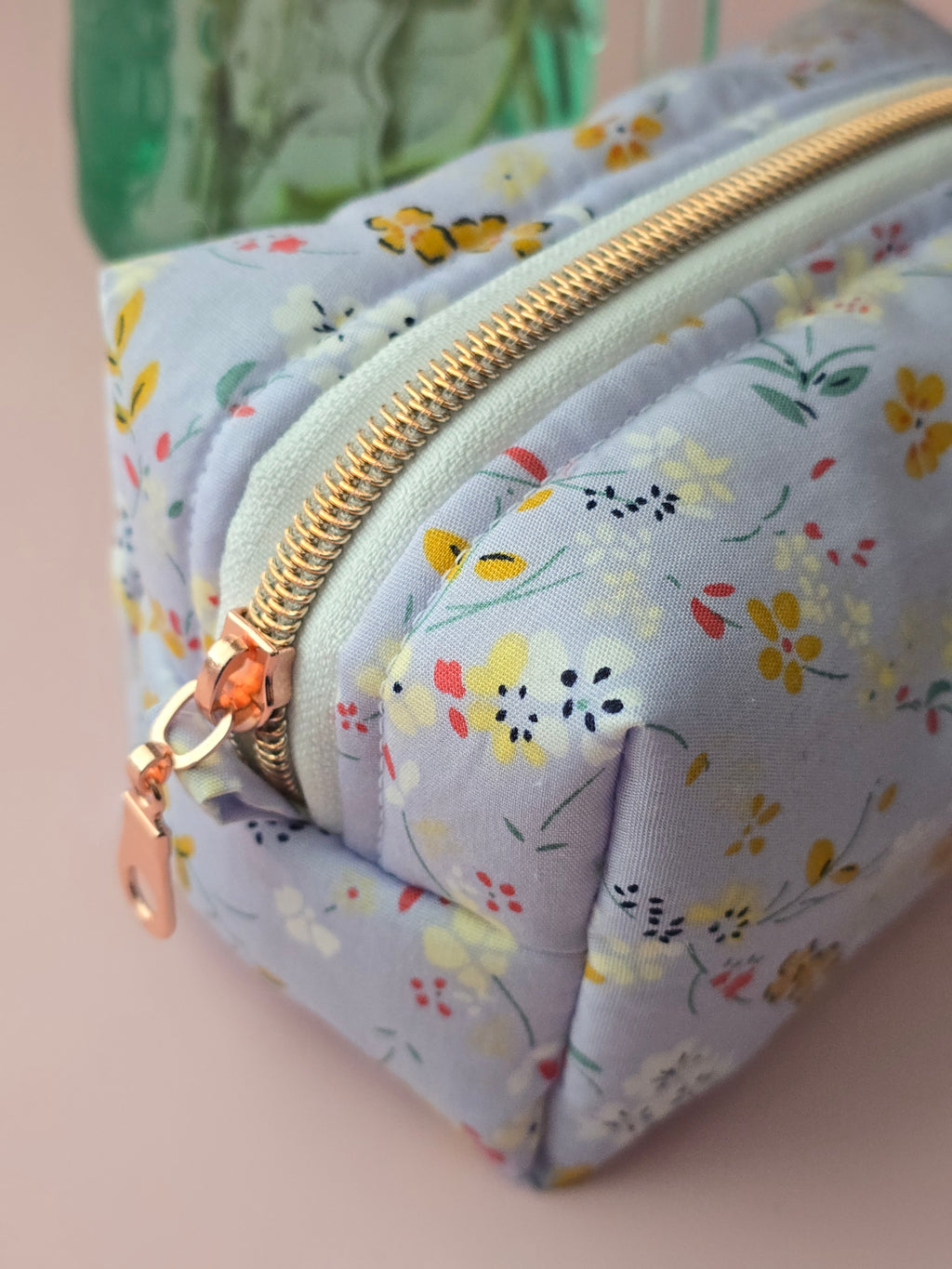 Cosmetic Floral Pouch
