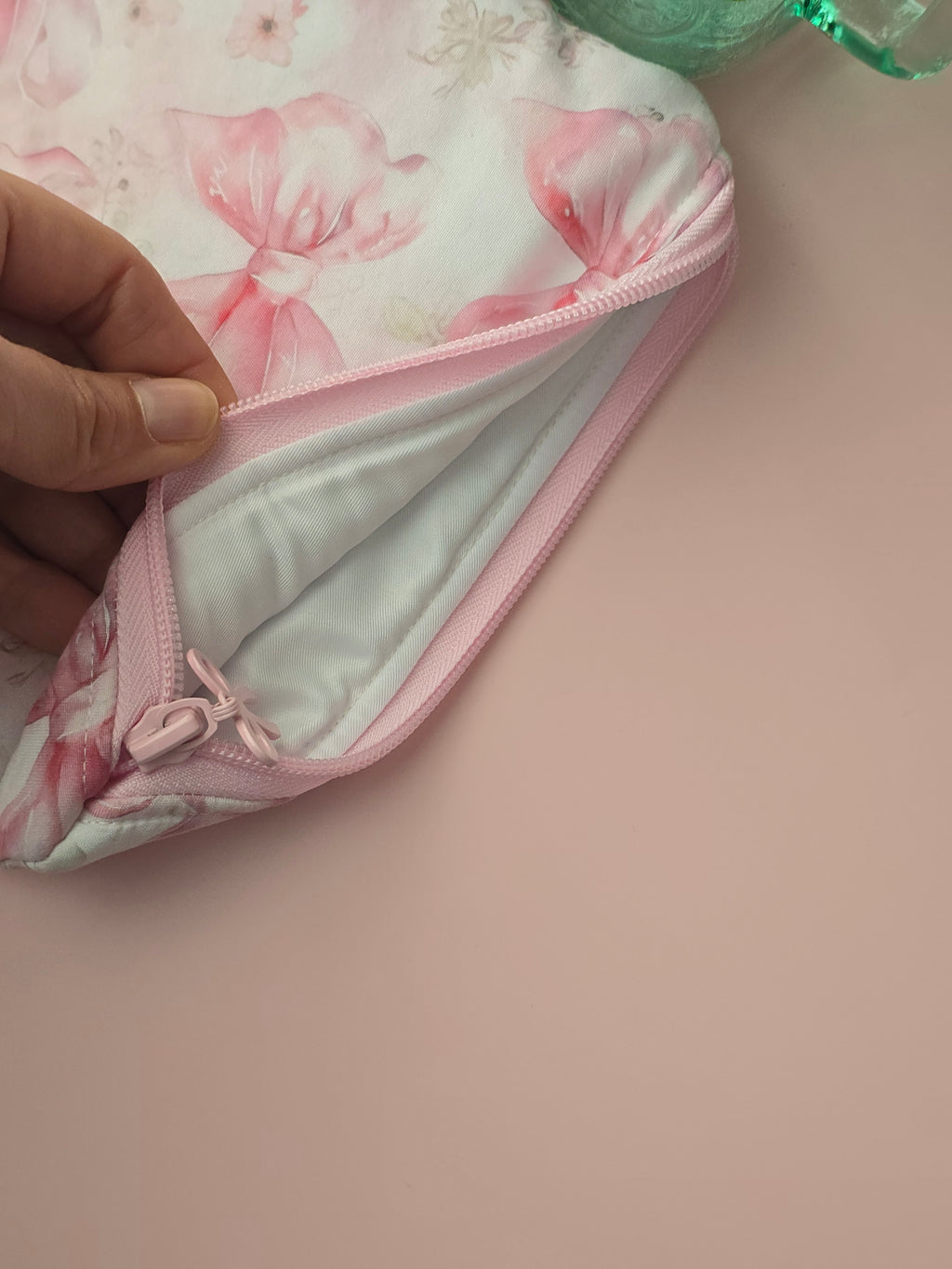 Pink Bow Book & Tablet Sleeve