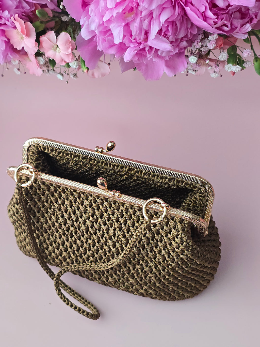 Mocha Éclat Clutch