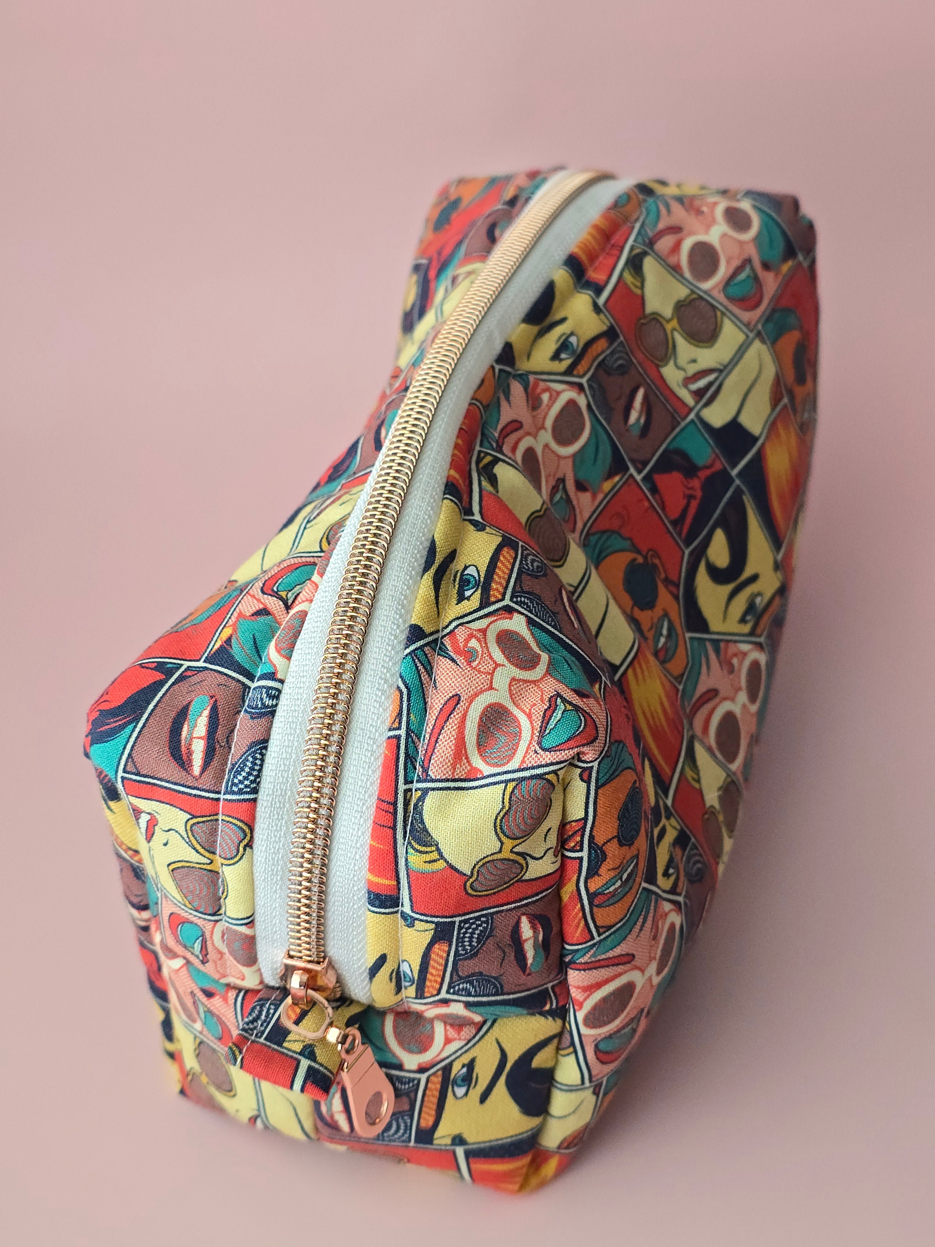 Comic Art Cosmetic Bag