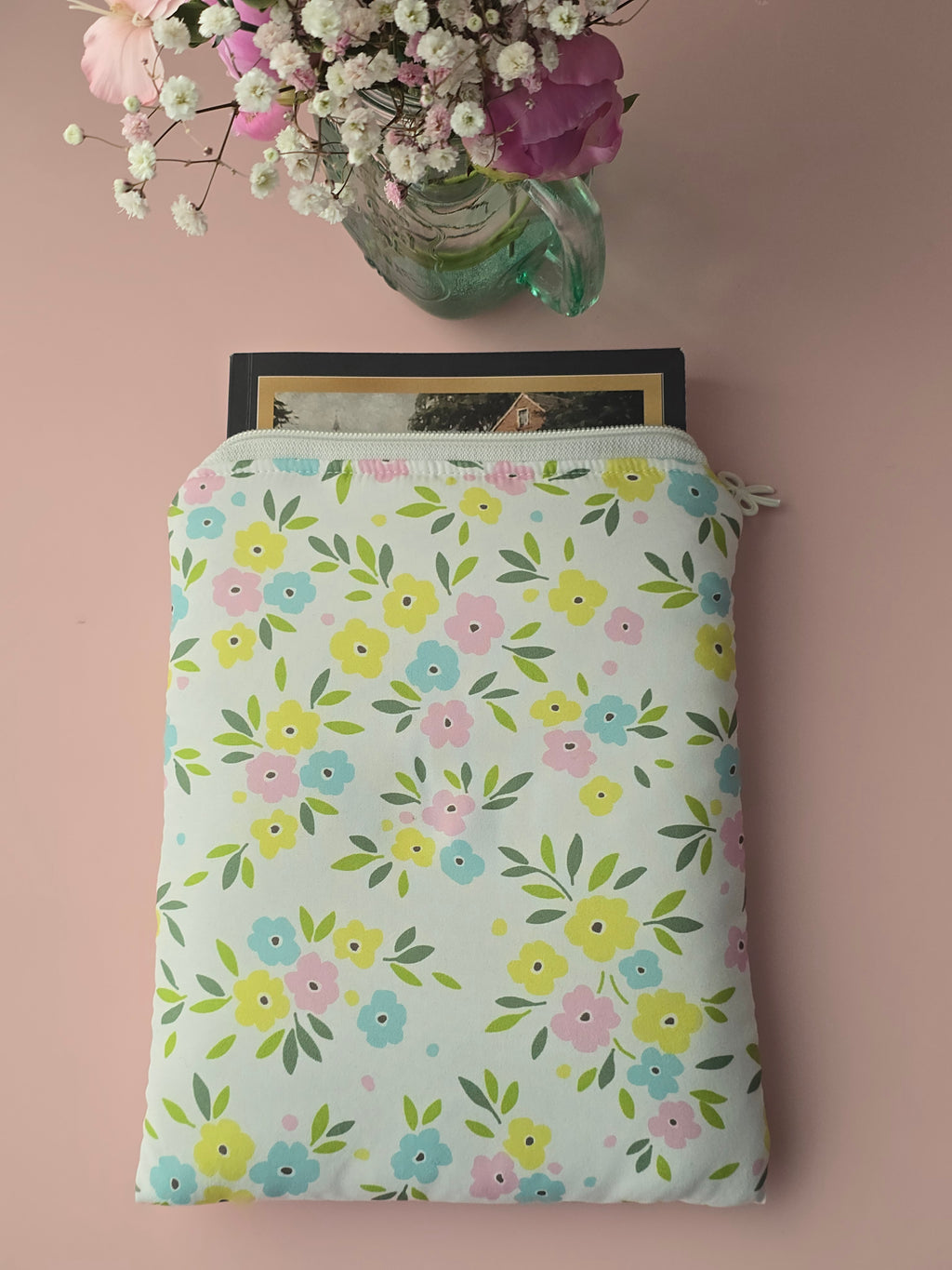 Pastel Floral Book & Tablet Sleeve