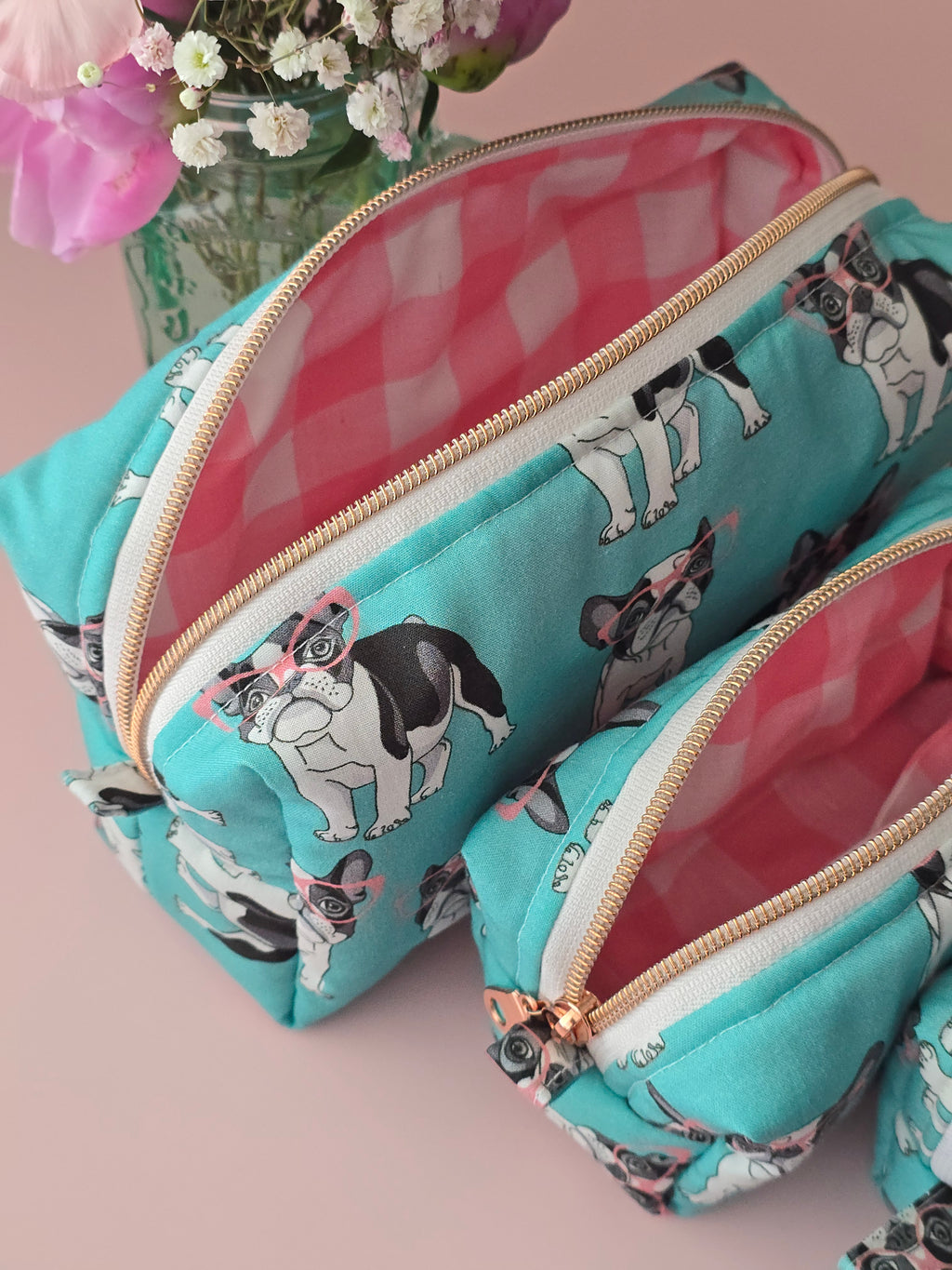 Frenchie Breeze Pouch Set