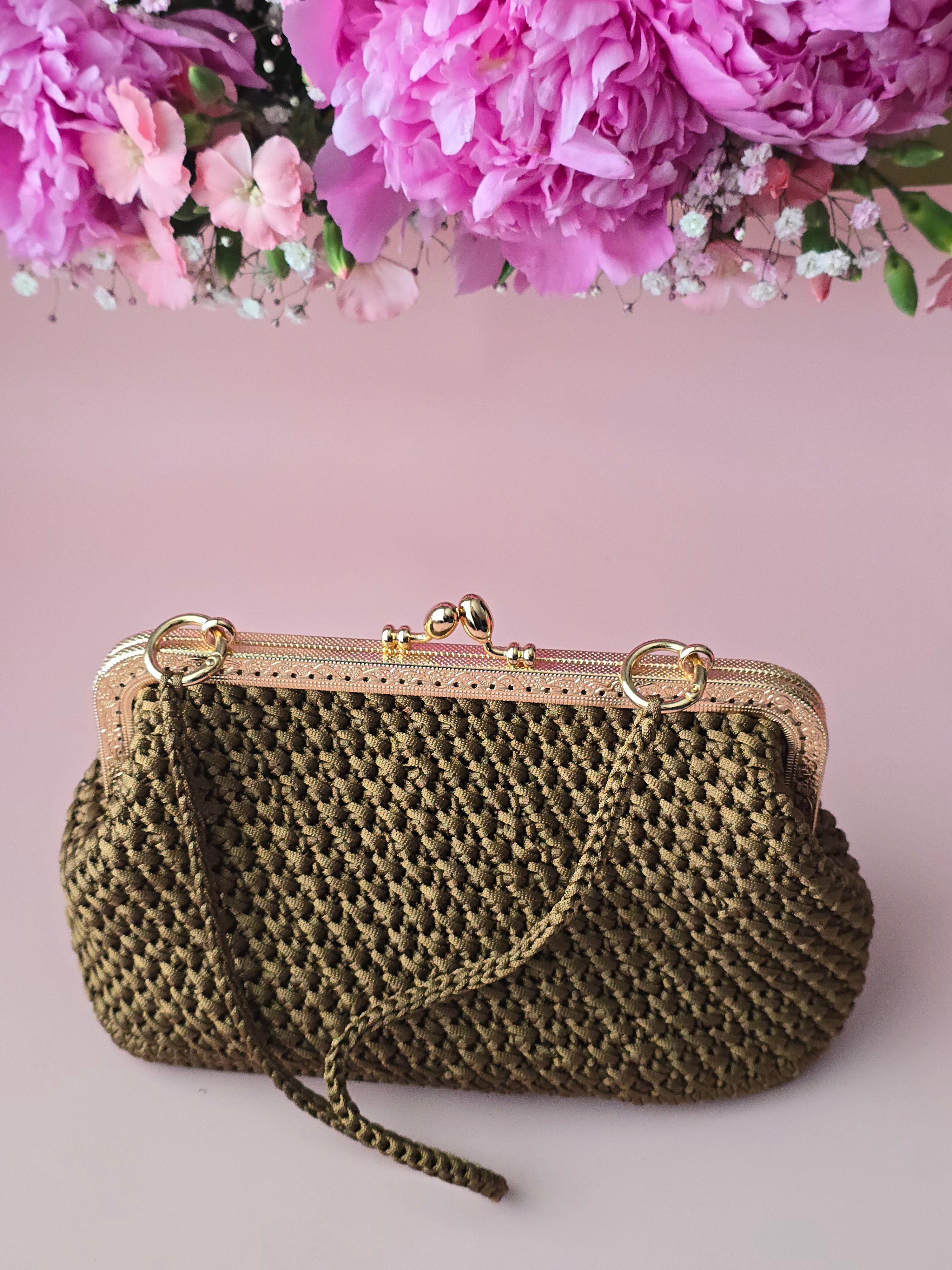 Mocha Éclat Clutch
