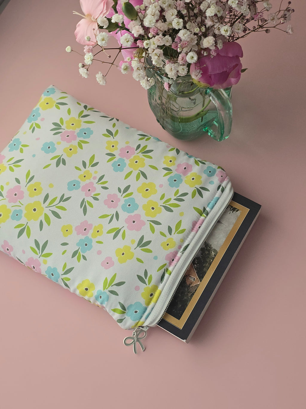 Pastel Floral Book & Tablet Sleeve