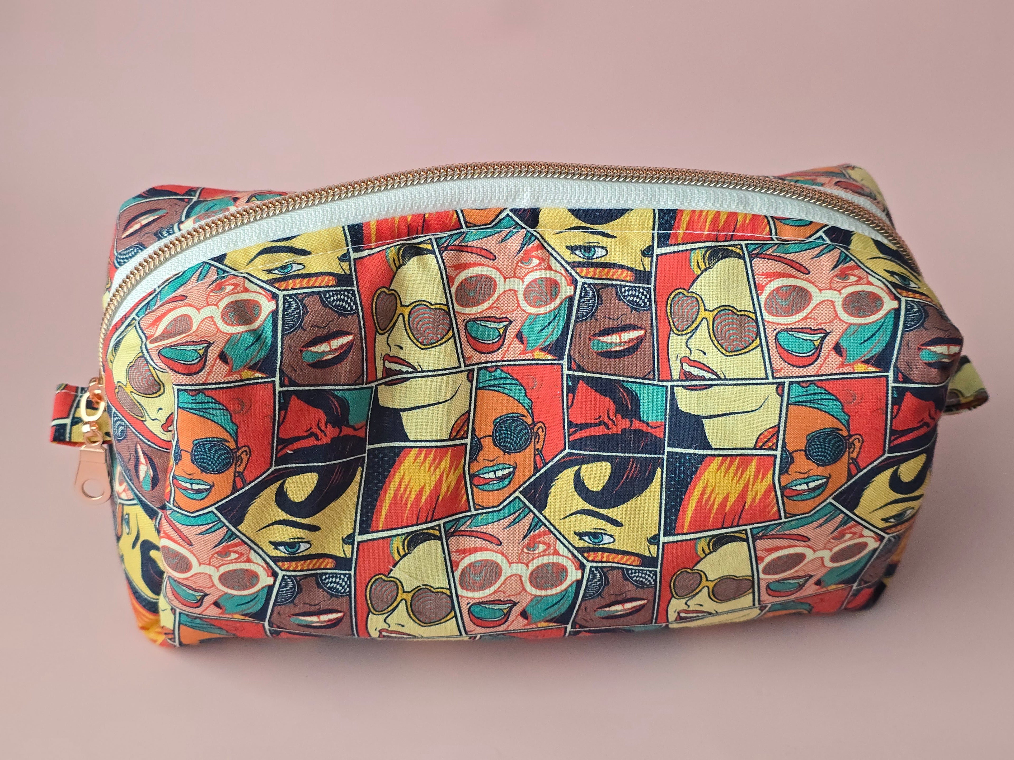 Comic Art Cosmetic Bag
