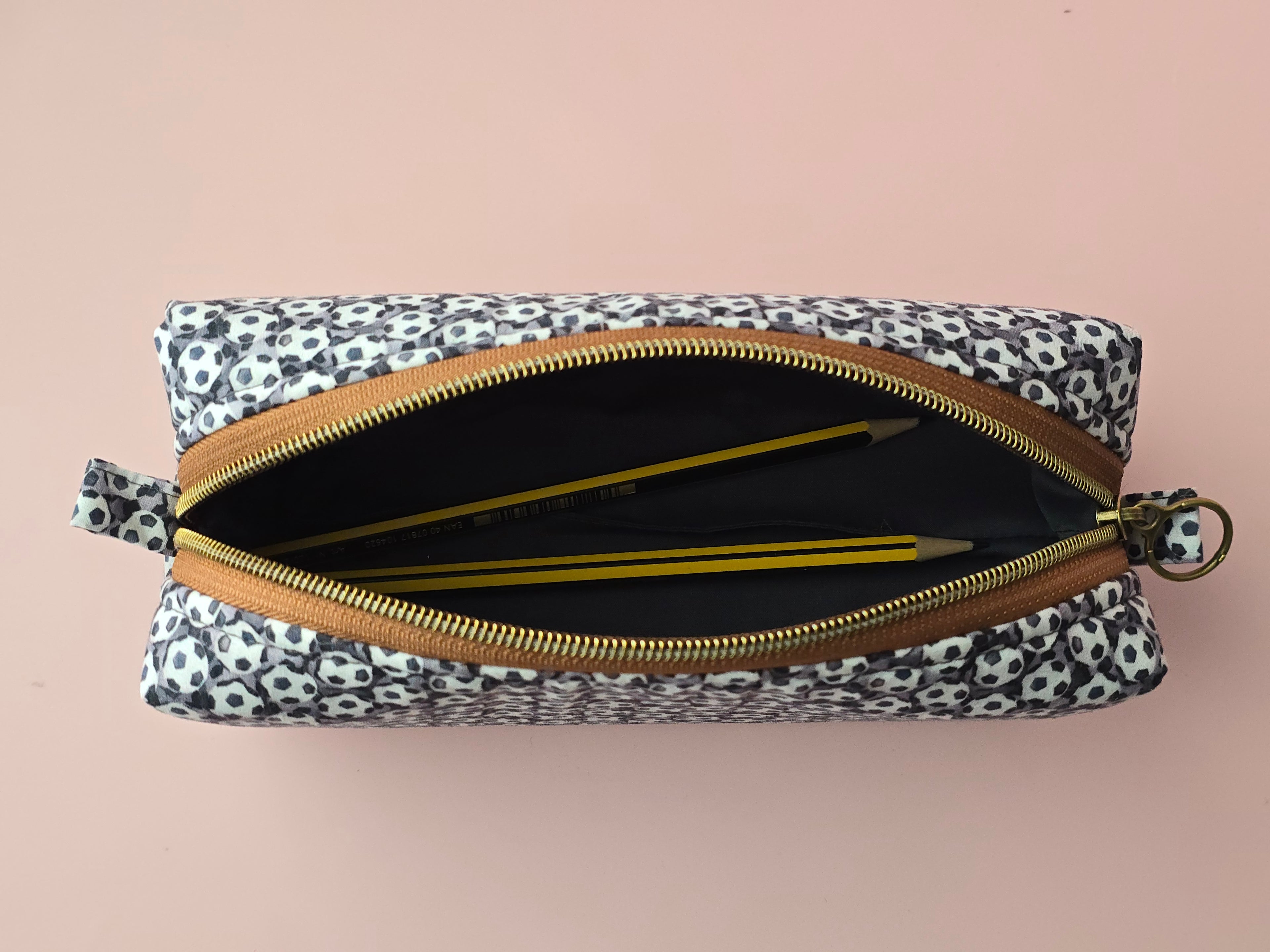 Football Print Pencil Case