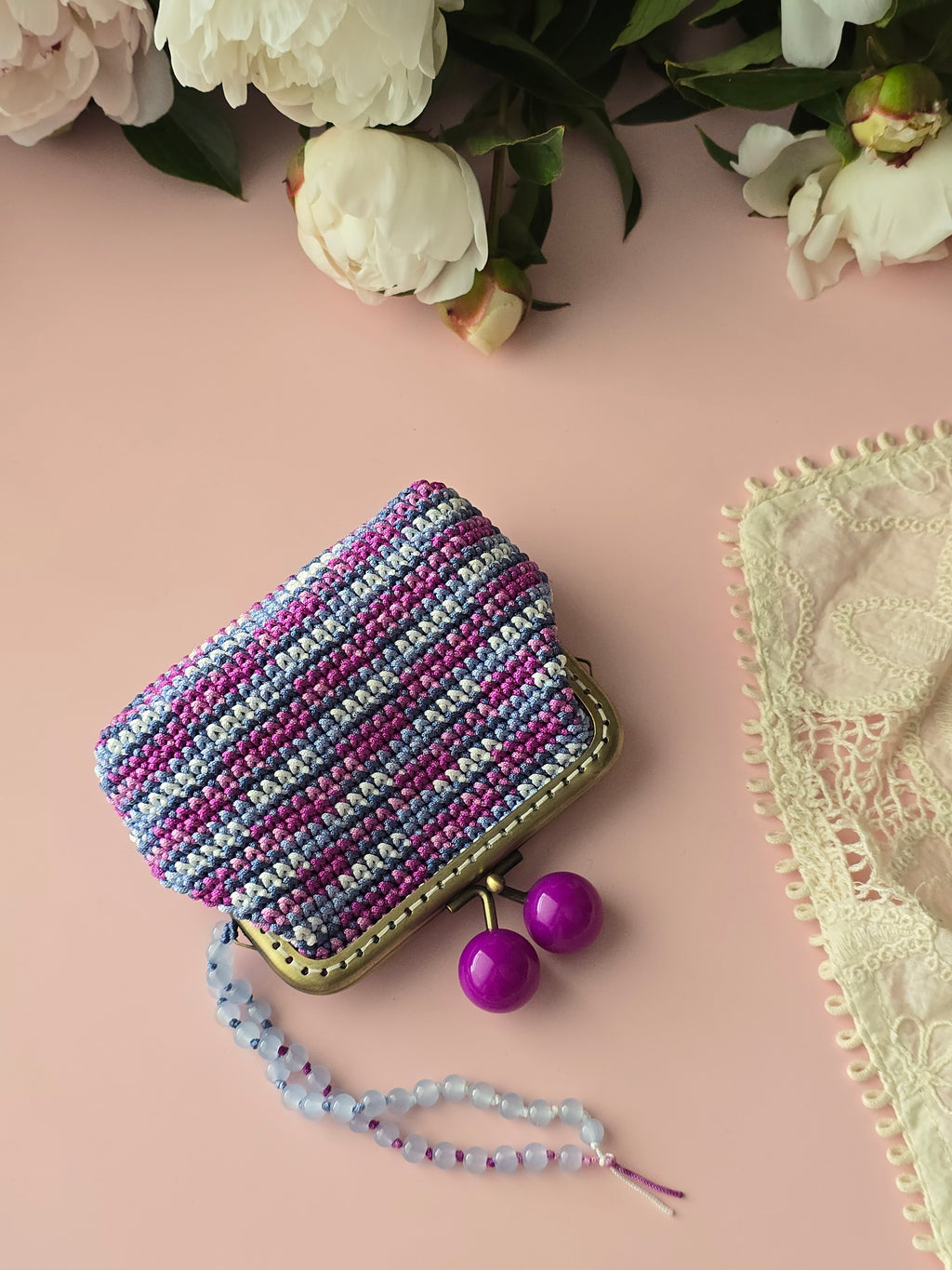Crochet Coin Purse with Metal Frame