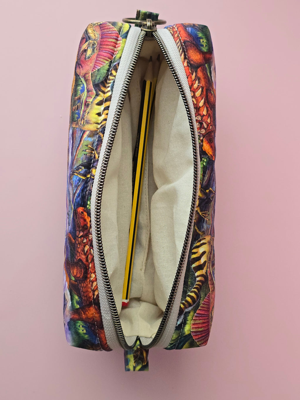 Dinosaur Pencil Case / Cosmetic Pouch