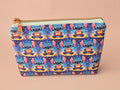 Stitch Inspired Handmade Cosmetic Pouch