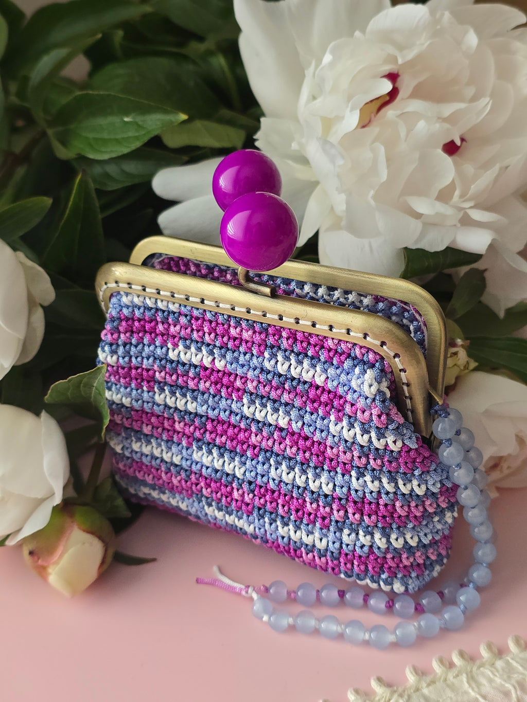 Crochet Coin Purse with Metal Frame