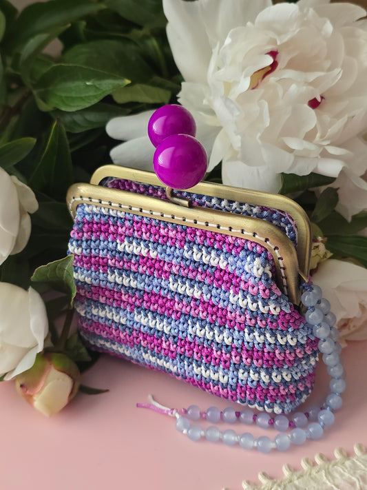Crochet Coin Purse with Metal Frame