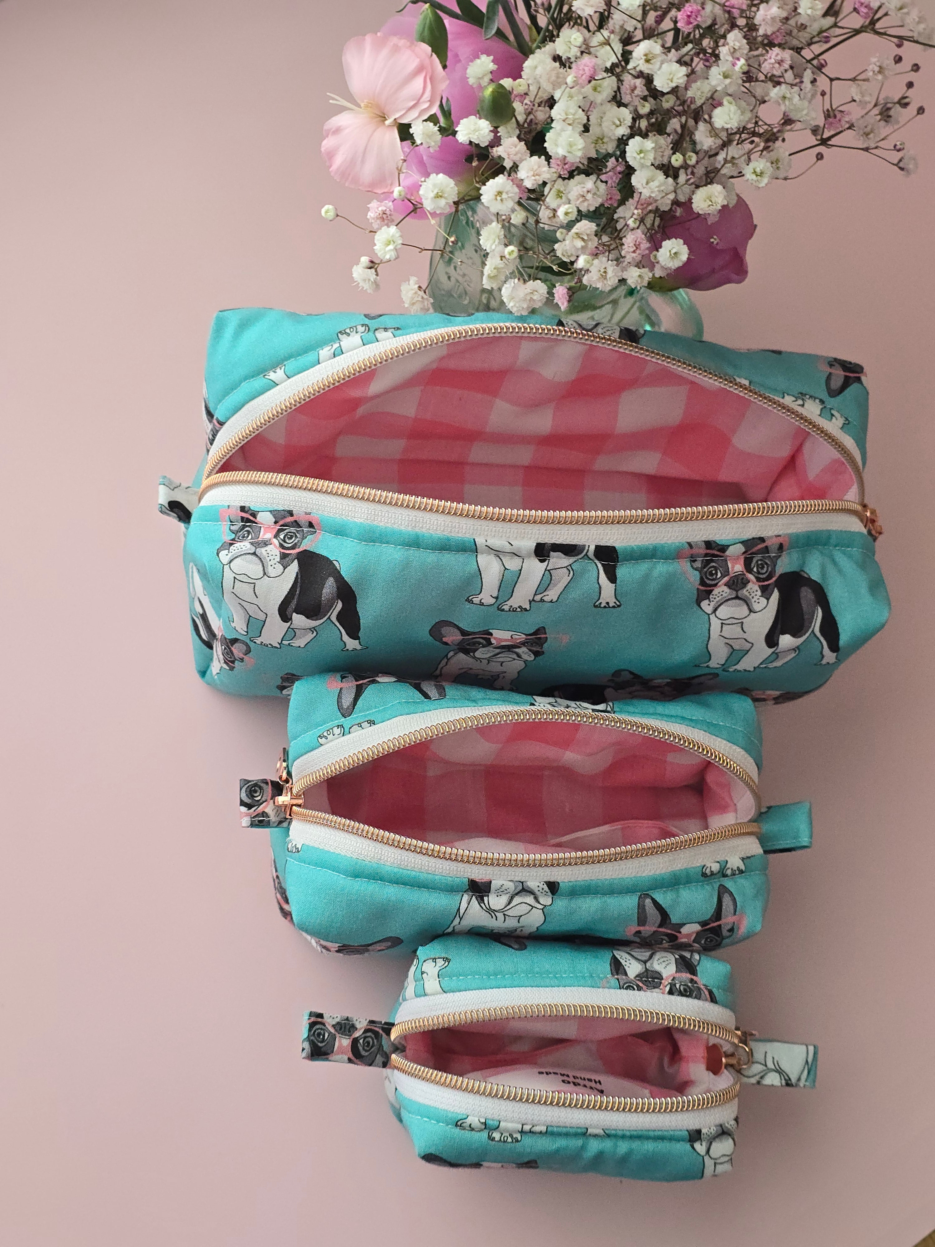 Frenchie Breeze Pouch Set