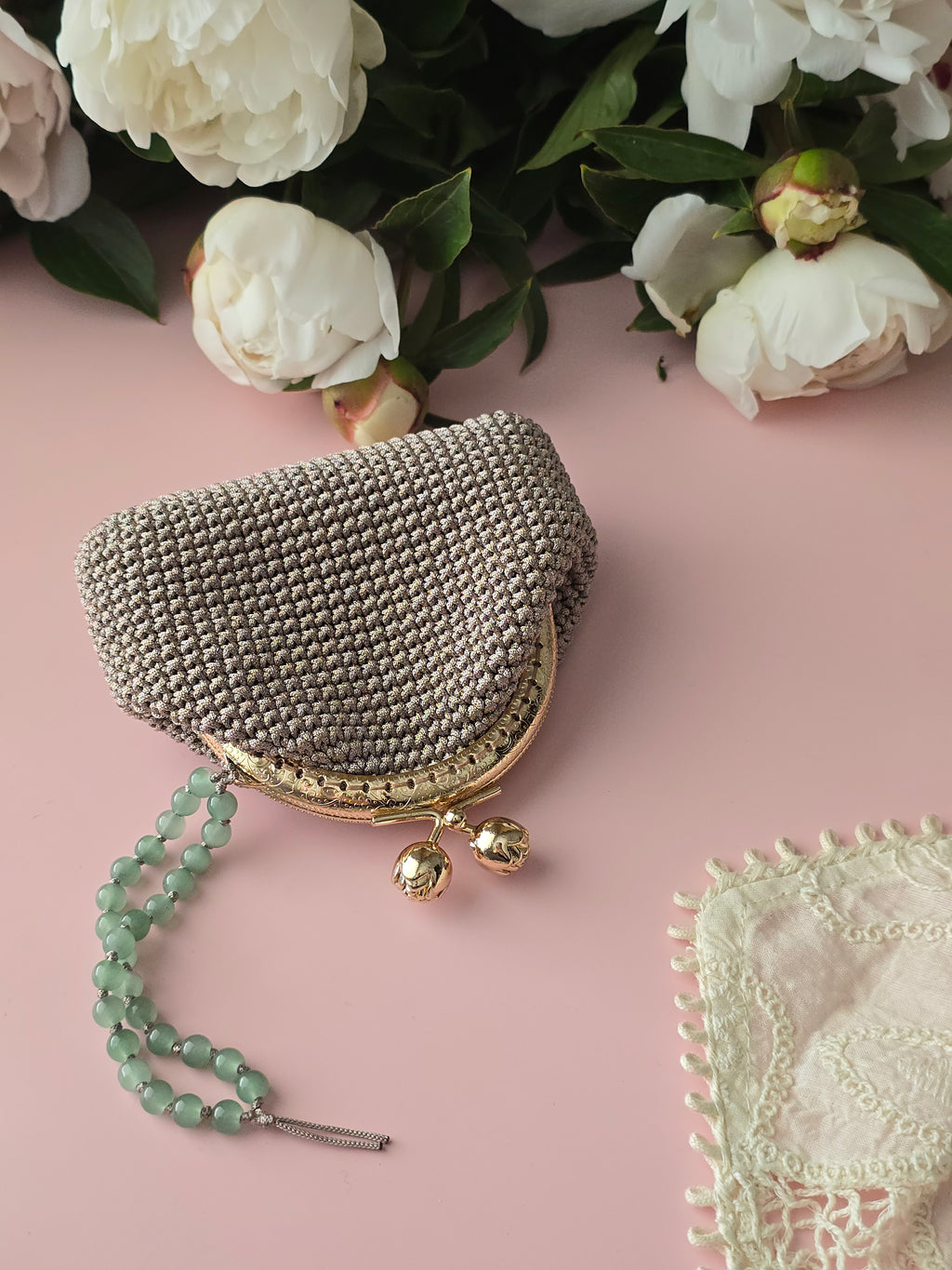Crochet Frame Coin Purse | Handmade Mini Wallet