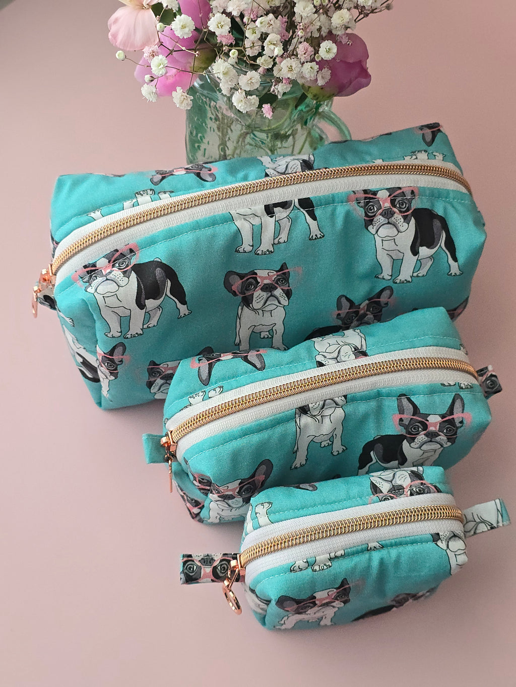 Frenchie Breeze Pouch Set