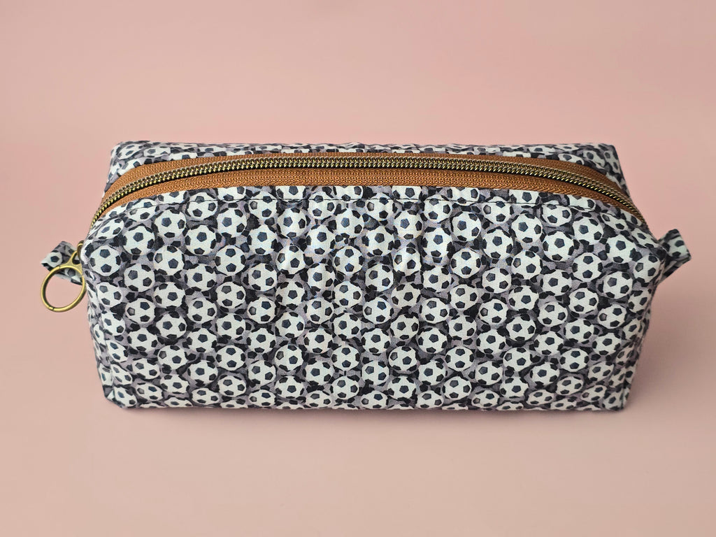 Football Print Pencil Case