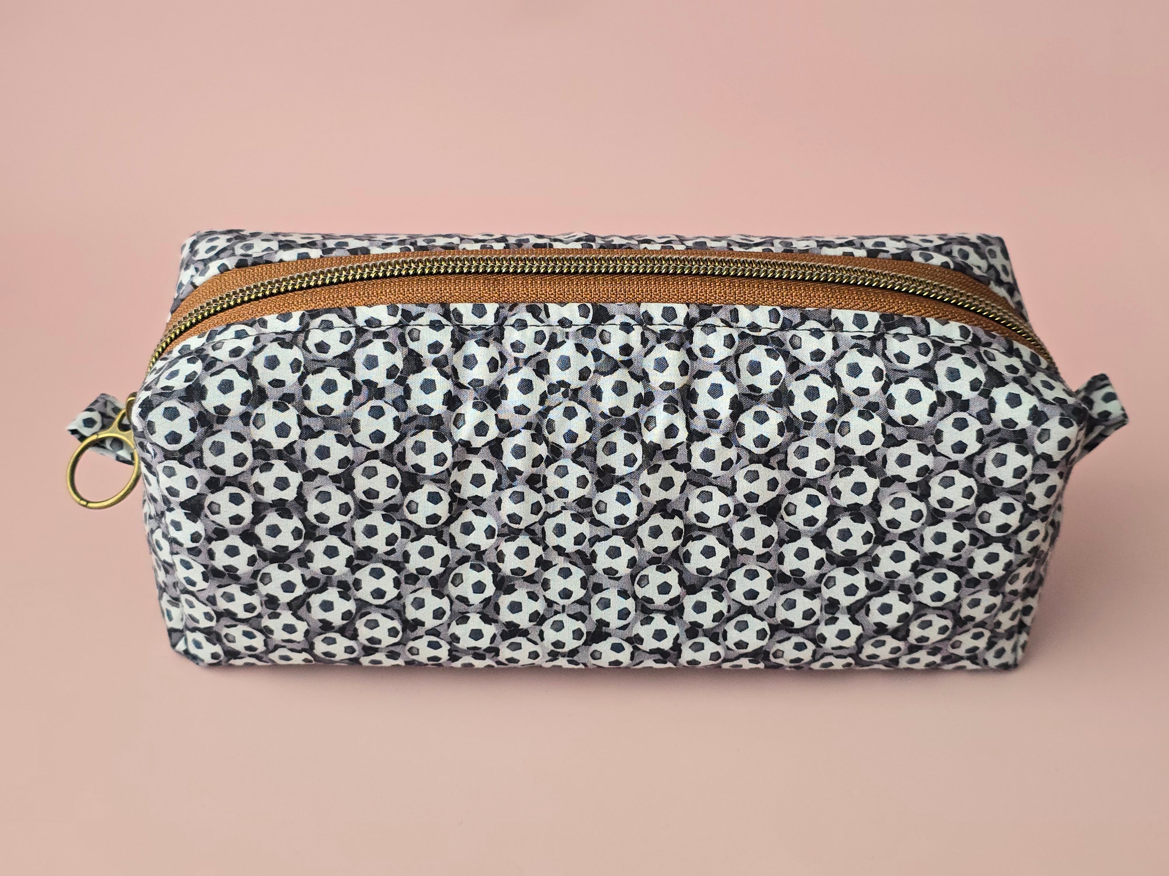 Football Print Pencil Case