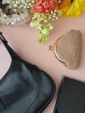Golden Sand Crochet Coin Purse