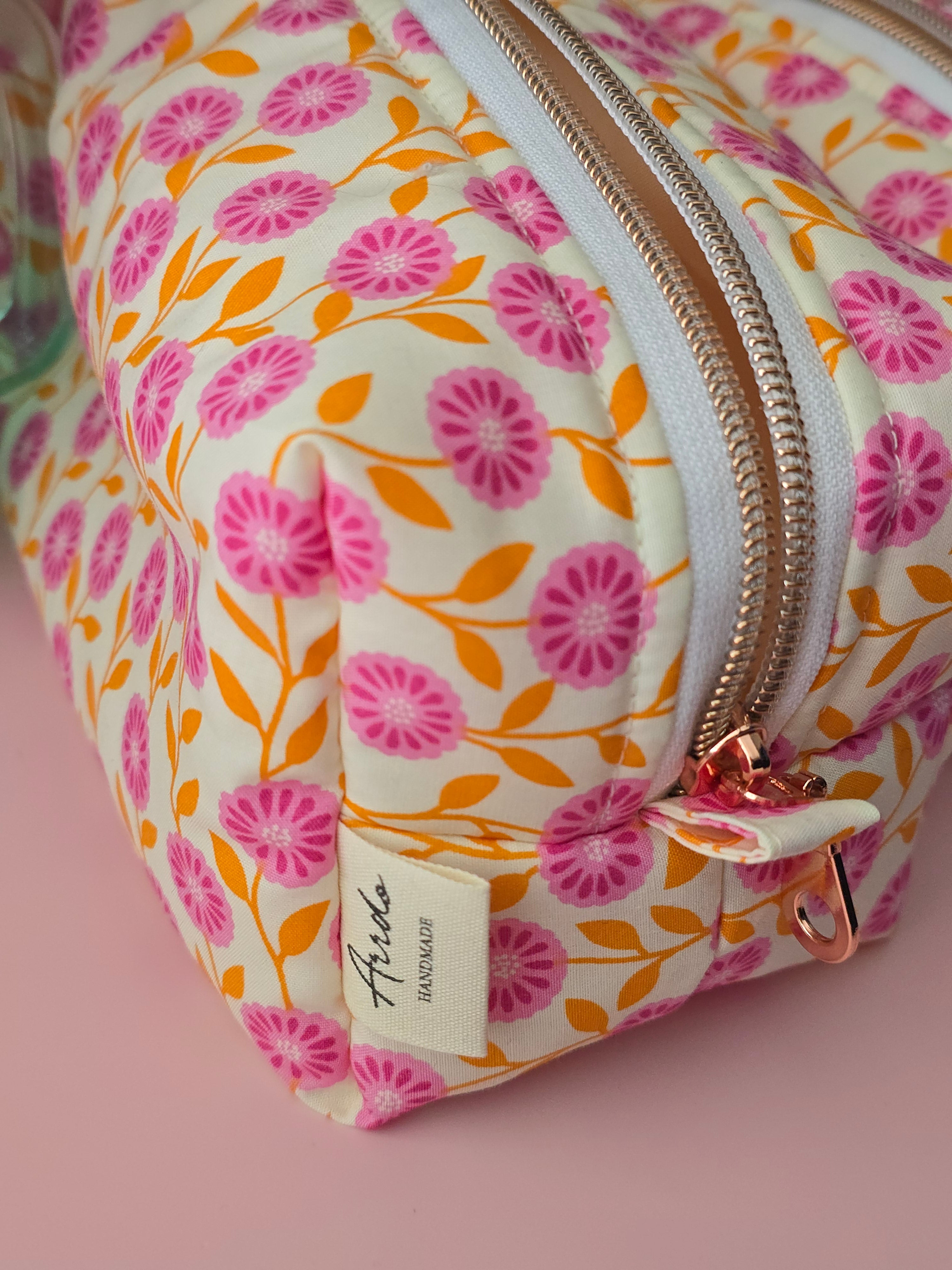 Floral Makeup Pouch Set