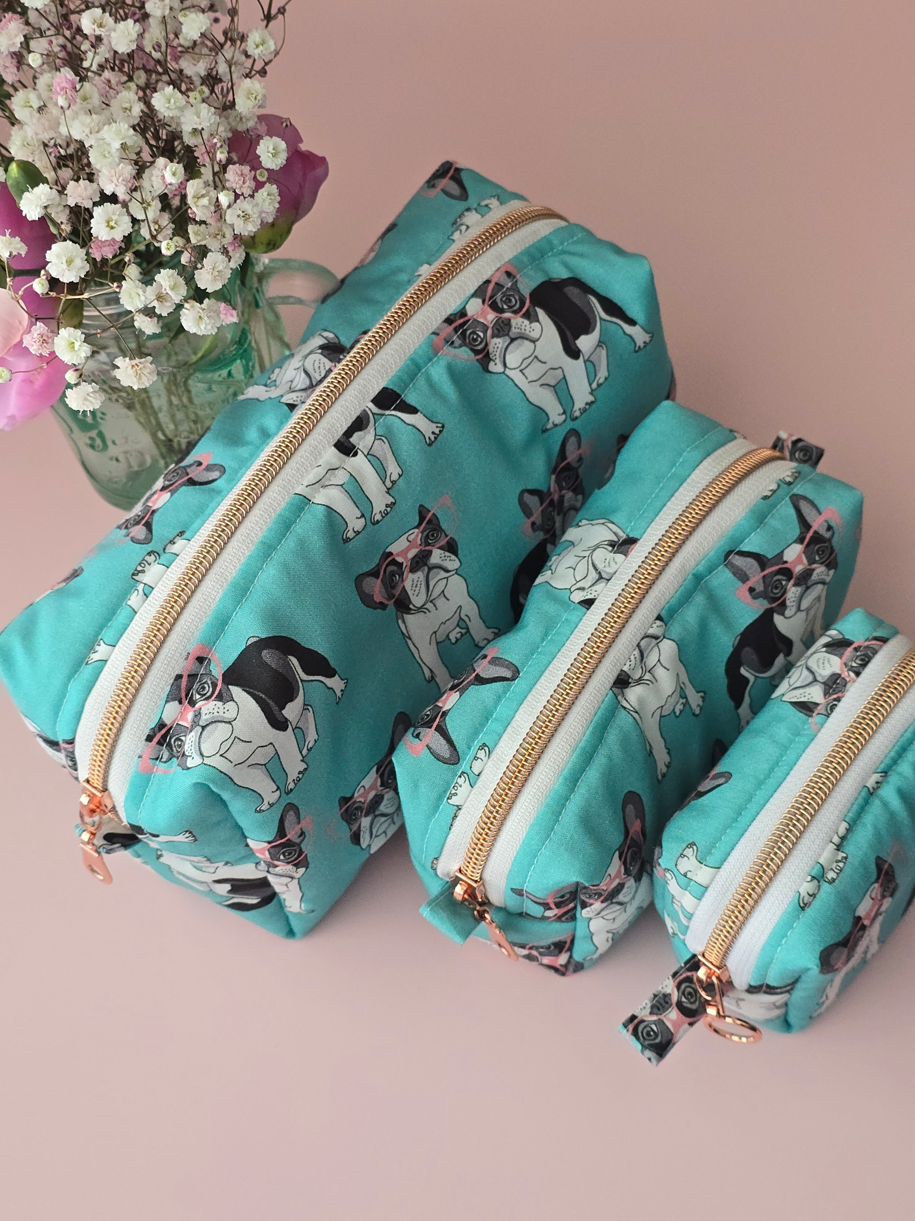 Frenchie Breeze Pouch Set