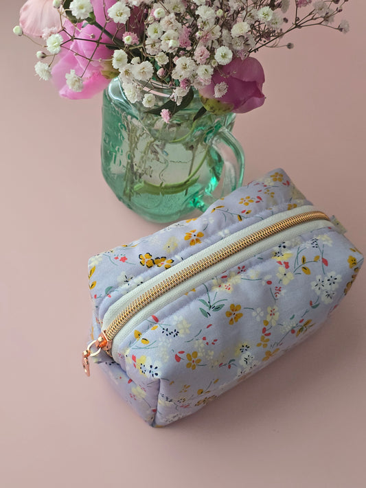 Cosmetic Floral Pouch