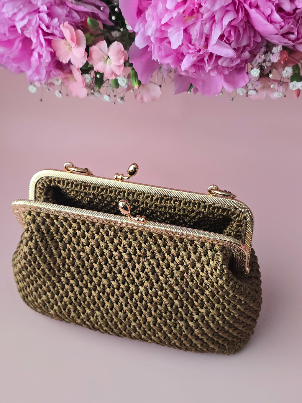 Mocha Éclat Clutch
