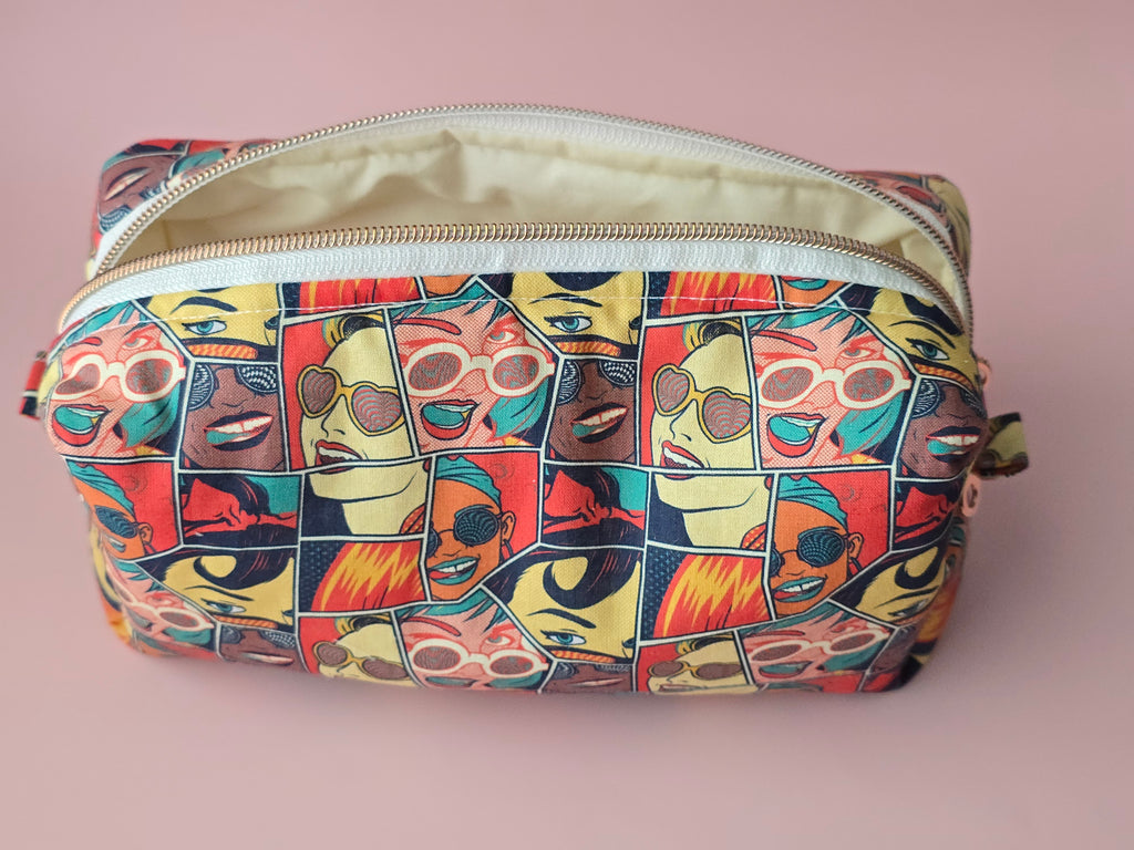 Comic Art Cosmetic Bag