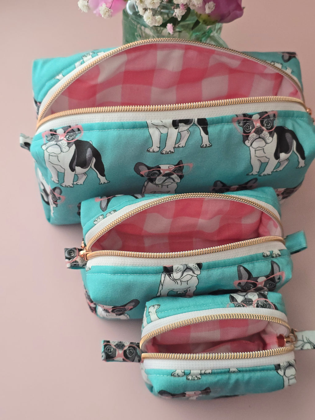 Frenchie Breeze Pouch Set